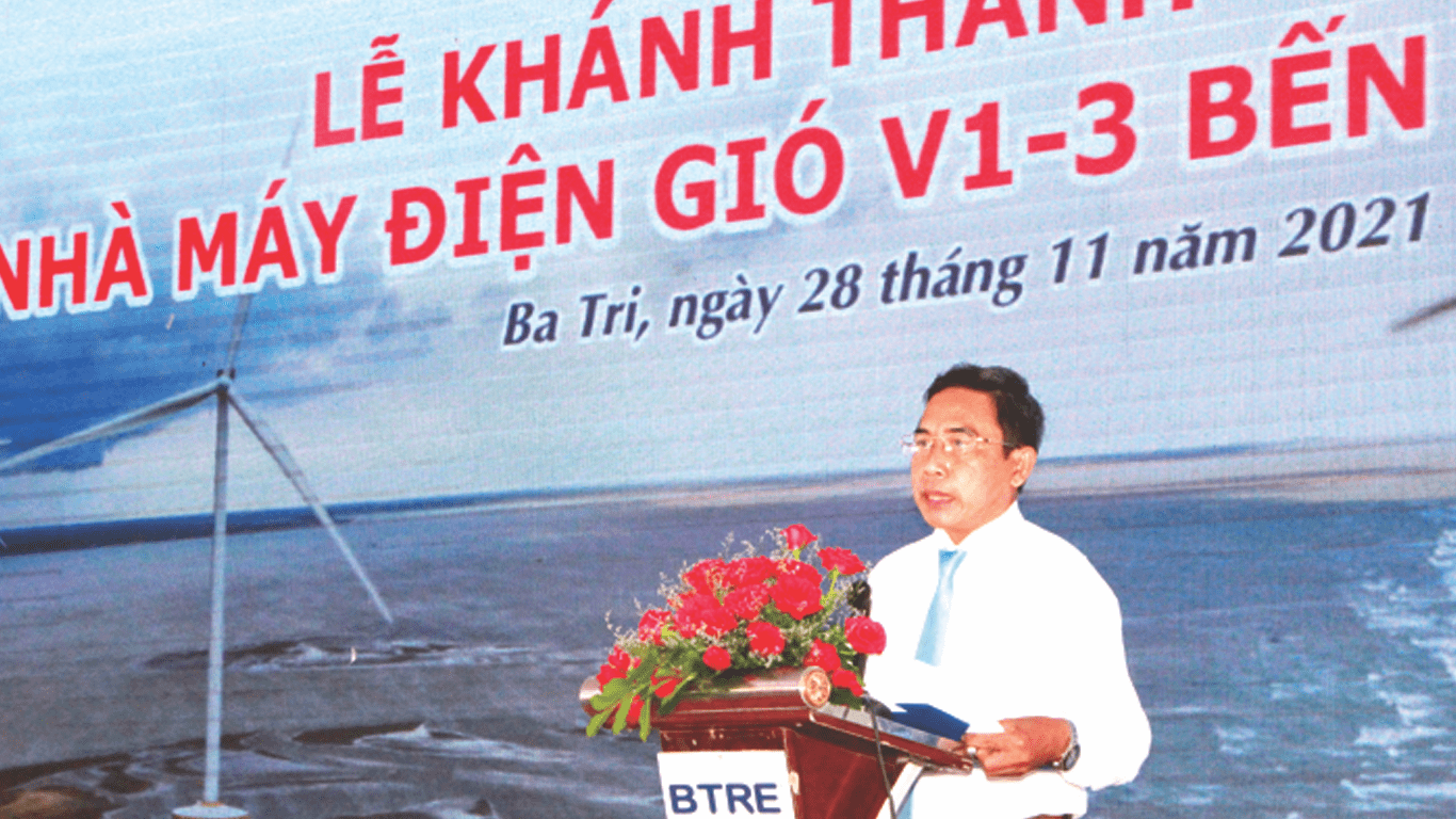 Ben Tre Inaugurated A 30 Mw Wind Power Plant